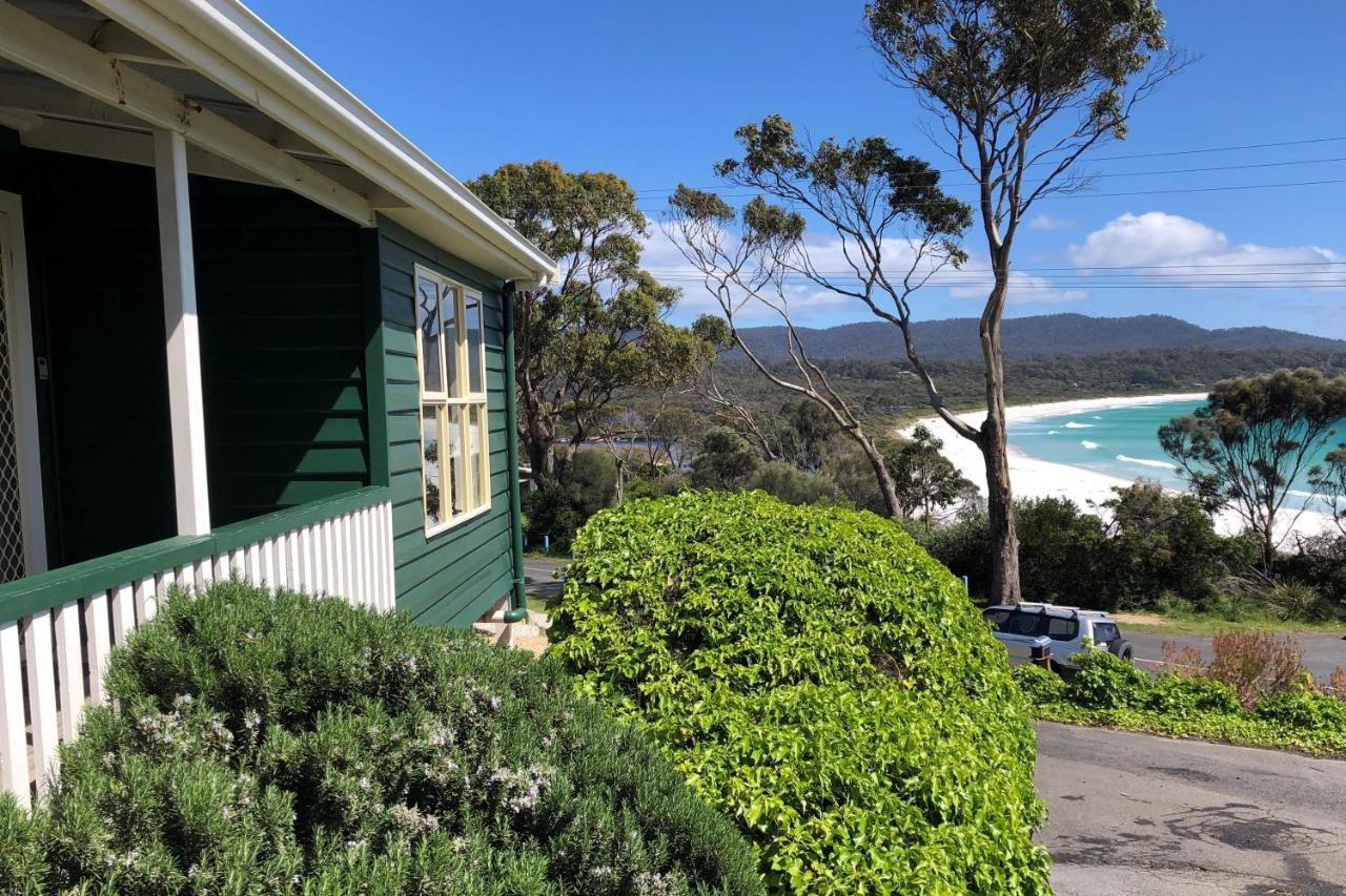 Binalong Beach Cottage Beachfront At Bay Of Fires Next To Restaurant Binalong Bay Exteriér fotografie