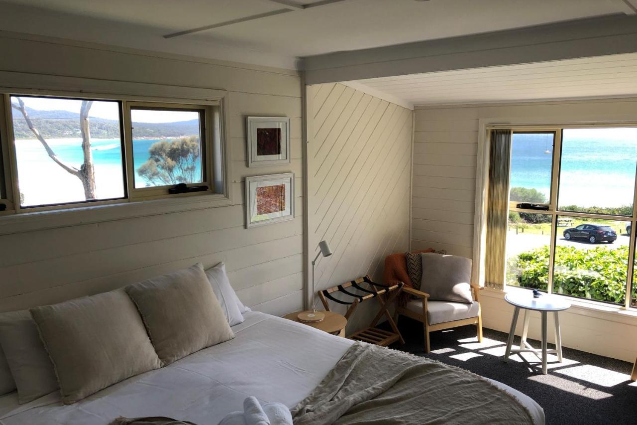 Binalong Beach Cottage Beachfront At Bay Of Fires Next To Restaurant Binalong Bay Exteriér fotografie
