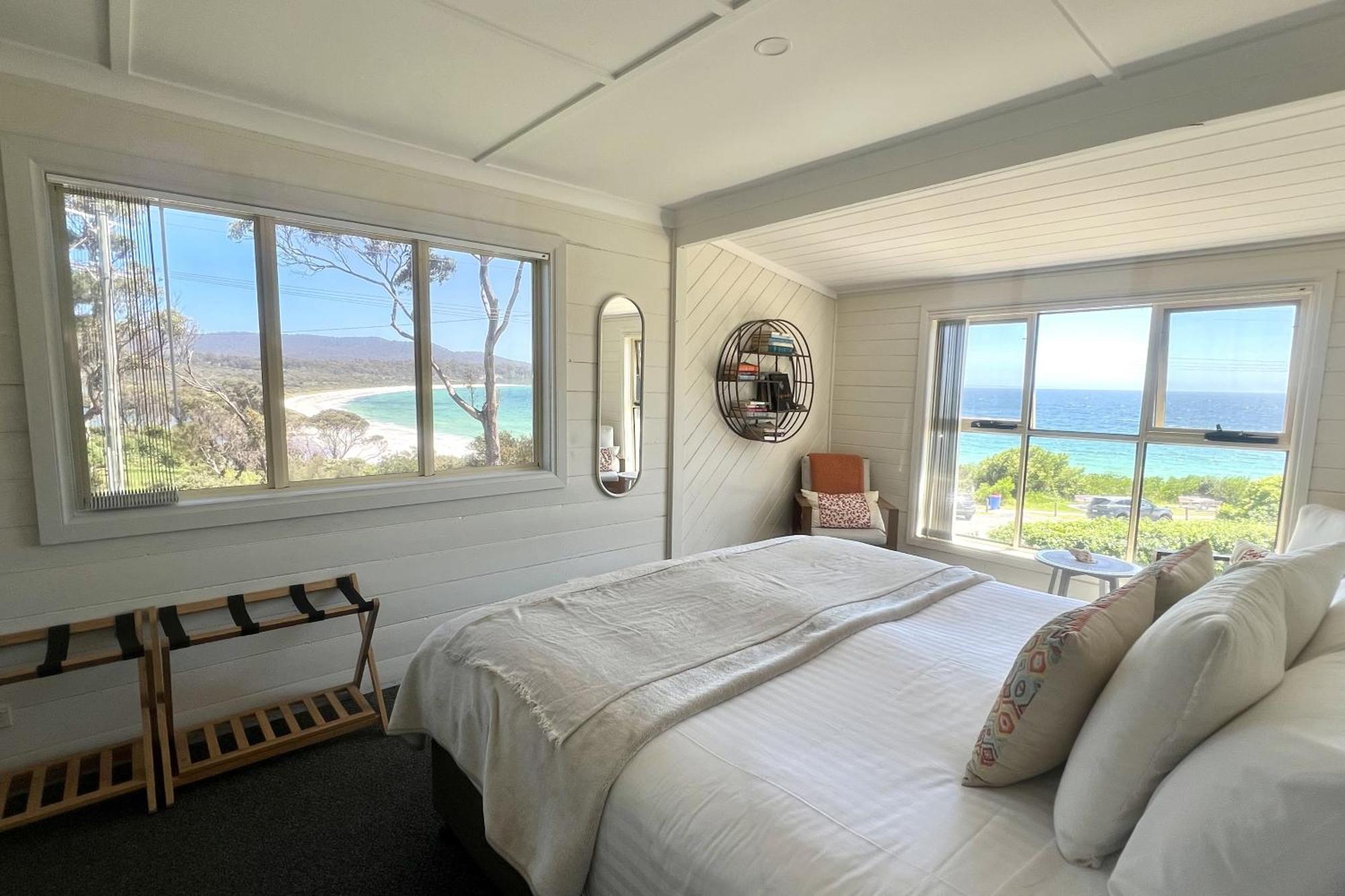 Binalong Beach Cottage Beachfront At Bay Of Fires Next To Restaurant Binalong Bay Exteriér fotografie